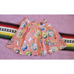 Vintage Sailor Moon Fabric Custom Skirt